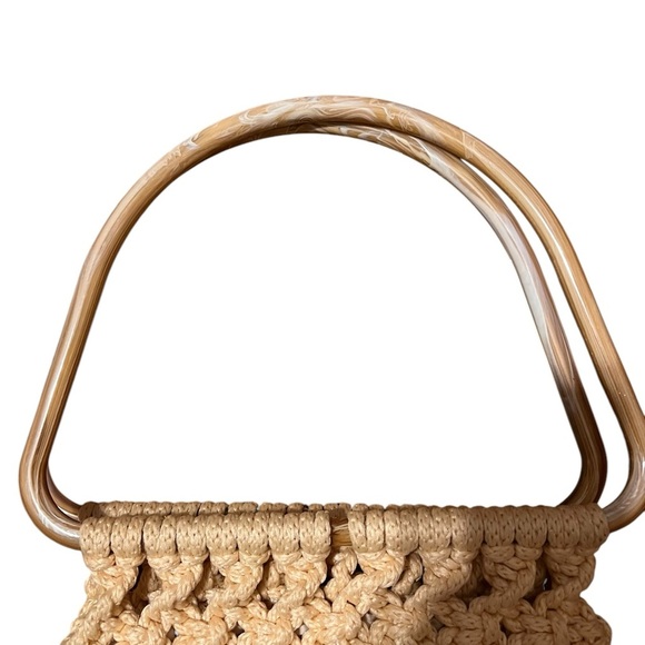 Vintage Macrame Purse – Estate Boho Style - Picture 11 of 11